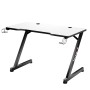 Desk Huzaro Hero 2.5 White Black Aluminium 120 x 60 cm