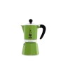 Cafetière Italienne Bialetti Noir Vert Métal Aluminium 3 Tasses