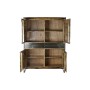 Cupboard DKD Home Decor 8424001857029 120 x 41 x 161 cm Natural Black Steel Mango wood