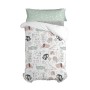 Drap housse HappyFriday Best buddies Multicouleur 90 x 200 x 32 cm