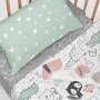 Fitted bottom sheet HappyFriday Best buddies Multicolour 60 x 120 x 14 cm