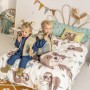 Duvet cover set HappyFriday Moshi Moshi Happy Sloth Multicolour Single 2 Pieces