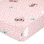 Drap housse HappyFriday MR FOX Multicouleur Rose 70 x 140 x 14 cm