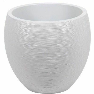 Plant pot EDA Graphit Circular White Ø 50 cm