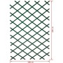 Lattice Nature Deployment clasp Green Plastic 1 x 2 m