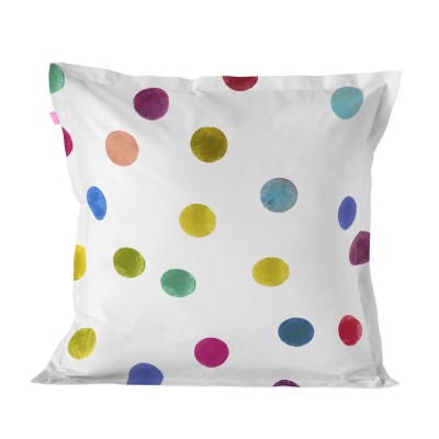 Taie d'oreiller HappyFriday Confetti Multicouleur 60 x 60 cm