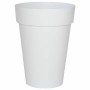 Pot Riviera Blanc Plastique Carré Ø 40 cm