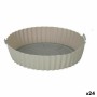 Folding Silicone Basket for Air Fryer Quttin Circular 20 x 20 x 4,5 cm (24 Units)