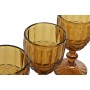 Set of cups Home ESPRIT Amber Crystal 240 ml (6 Units)