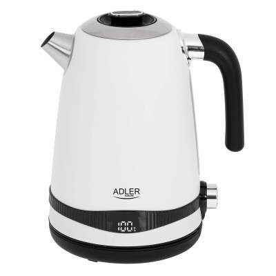 Bouilloire Adler Blanc Acier inoxydable 2200 W 1,7 L