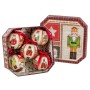 Boules de Noël Multicouleur Papier Polyfoam Casse-Noisette 7,5 x 7,5 x 7,5 cm (5 Unités)