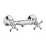 Robinet double poignée Rousseau Beverley Douche Métal Laiton 15 cm