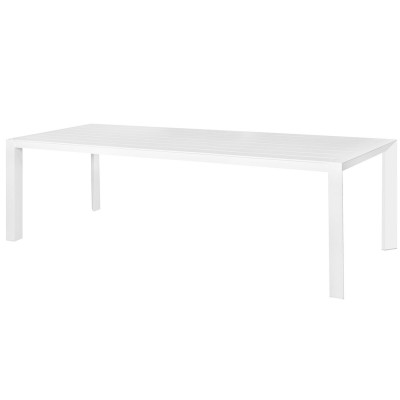 Dining Table Io White Aluminium 280 x 100 x 75 cm