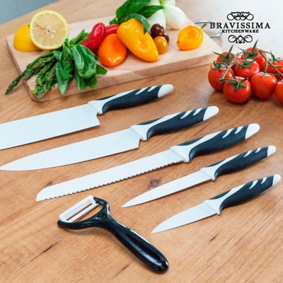 Ensemble de Couteaux Bravissima Kitchen Swiss Chef (6 pcs)