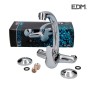 Mixer Tap EDM 01165 Stainless steel Brass Zinc