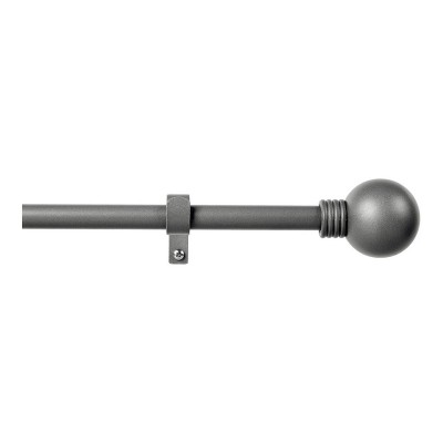 Curtain Bar Stor Planet Extendable Dark grey (160 cm)