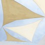 Voiles d'ombrage Auvent 3 x 3 m Beige Polyéthylène 300 x 300 x 0,5 cm