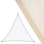 Voiles d'ombrage Auvent 3,5 x 3,5 m Beige Polyéthylène 350 x 350 x 0,5 cm