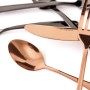 Cutlery Stainless steel Copper 24 Pieces