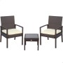 Table Set with 2 Armchairs Aktive