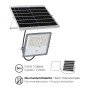 Projecteur EDM Télécommande Panneau solaire photovoltaïque 200 W 1500 Lm 35 x 35 cm 23,8 x 23,3 x 4,3 cm (6500 K)