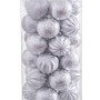 Christmas Baubles Silver Plastic 6 x 6 x 6 cm (30 Units)