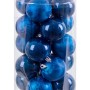 Boules de Noël Bleu Plastique 6 x 6 x 6 cm (20 Unités)