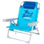 Chaise de Plage Aktive Pliable Bleu 53 x 80 x 58 cm (2 Unités)