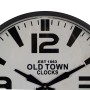 Wall Clock White Black Iron 46 x 46 x 6 cm