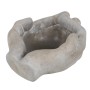 Planter Grey Cement Hand 24 x 22 x 12 cm