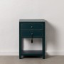 Nightstand ORIENT Blue Fir wood MDF Wood 45 x 30 x 66 cm