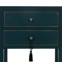 Nightstand ORIENT Blue Fir wood MDF Wood 45 x 30 x 66 cm