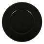 Dessous d'Assiette Inde Neat Noir Porcelaine Ø 32 cm (6 Unités)