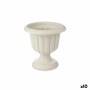 Cache-pot Verre Beige Plastique 35 x 34,7 x 35 cm (10 Unités)