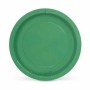 Plate set Algon Disposable Cardboard Green 10 Pieces 20 x 20 x 1,5 cm (36 Units)