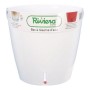 Self-watering flowerpot Riviera Eva New White Plastic Circular Ø 46 cm