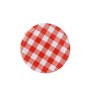 Set of lids Sarkap   Gingham 6 Pieces 8,5 x 0,8 cm (24 Units)