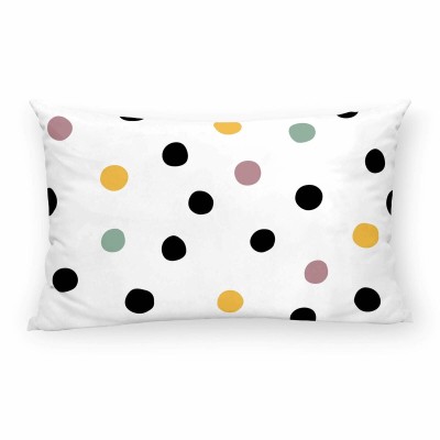 Cushion cover Decolores Cuzco White Multicolour 30 x 50 cm Spots