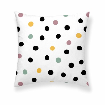 Cushion cover Decolores Cuzco White Multicolour 50 x 50 cm Spots