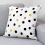 Cushion cover Decolores Cuzco White Multicolour 50 x 50 cm Spots