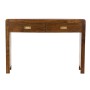 Table d'appoint DKD Home Decor S3022538 110 x 27,5 x 76 cm Doré Marron Acacia