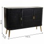 Buffet Alexandra House Living Noir Bois MDF 37 x 80 x 118 cm