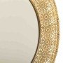 Wall mirror Alexandra House Living Golden Glass Iron 4 x 83 x 83 cm