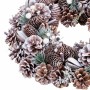 Couronne de Noël Multicouleur Plastique Foam Ananas 35 x 35 x 9 cm