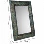 Miroir mural Alexandra House Living Argent verre Fer 5 x 100 x 70 cm