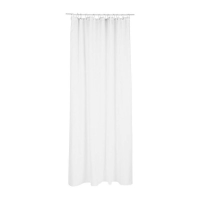 Shower Curtain 5five Simply Smart White Polyester 180 x 200 cm