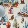 Nappe enduite antitache Belum  Christmas Landscape Multicouleur 150 x 150 cm