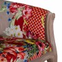 Siège Alexandra House Living Rose clair Bois d'hévéa 100 % polyester 61 x 71 x 61 cm