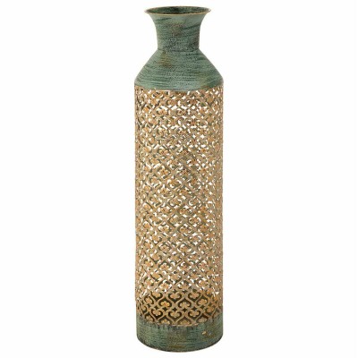 Vase Alexandra House Living Gold Iron 18 x 69 x 18 cm