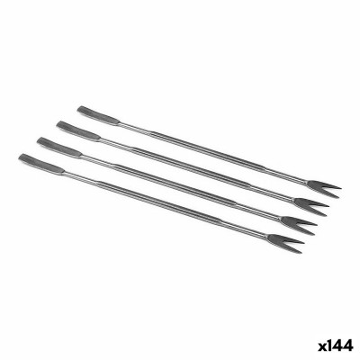 Brochettes pour fruits de mer Acier inoxydable Argenté (4 pcs)